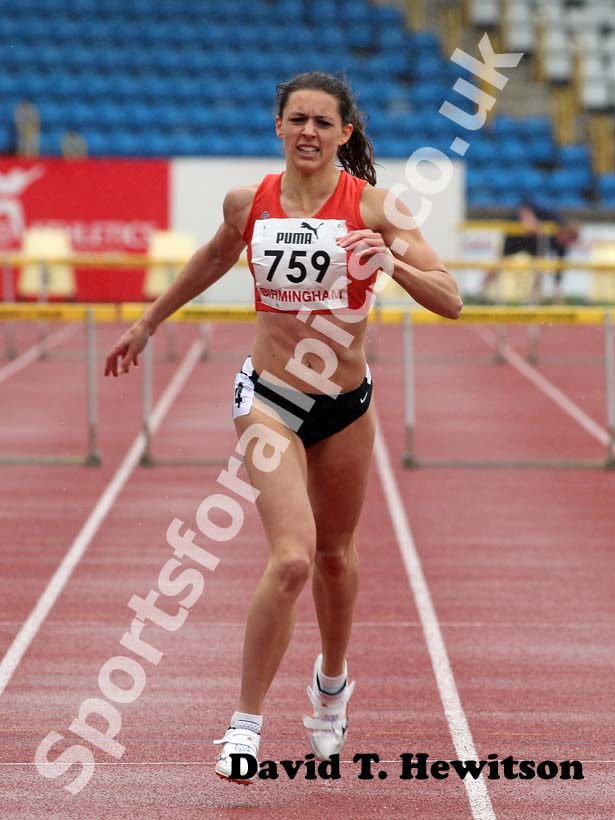 Samantha Coleby (Durham City Harriers), 400 metres Hurdles at the 2012 England and North Champs.